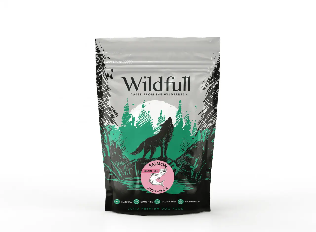 Wildfull Adult Mediu-Maxi - Hrana uscata ultra-premium - Somon - 700g