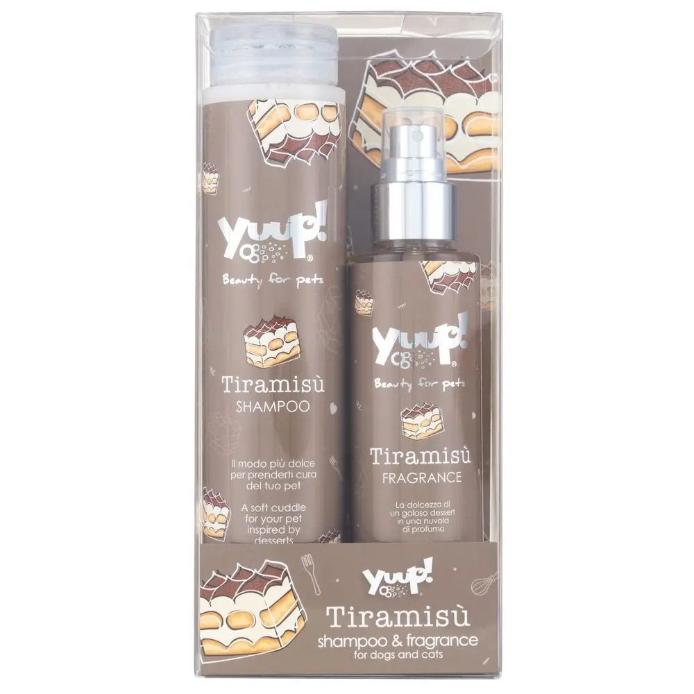YUUP! Tiramisu - Kit Sampon & Parfum pentru Caini si Pisici