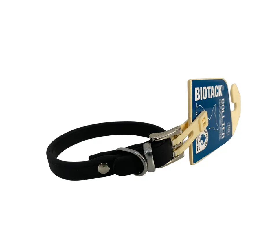 Zgarda Biotack, neagra, rezistenta, 1.2 cm x 25 cm