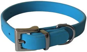 Zgarda Biotack, albastra, rezistenta, 25 cm x 1.2 cm