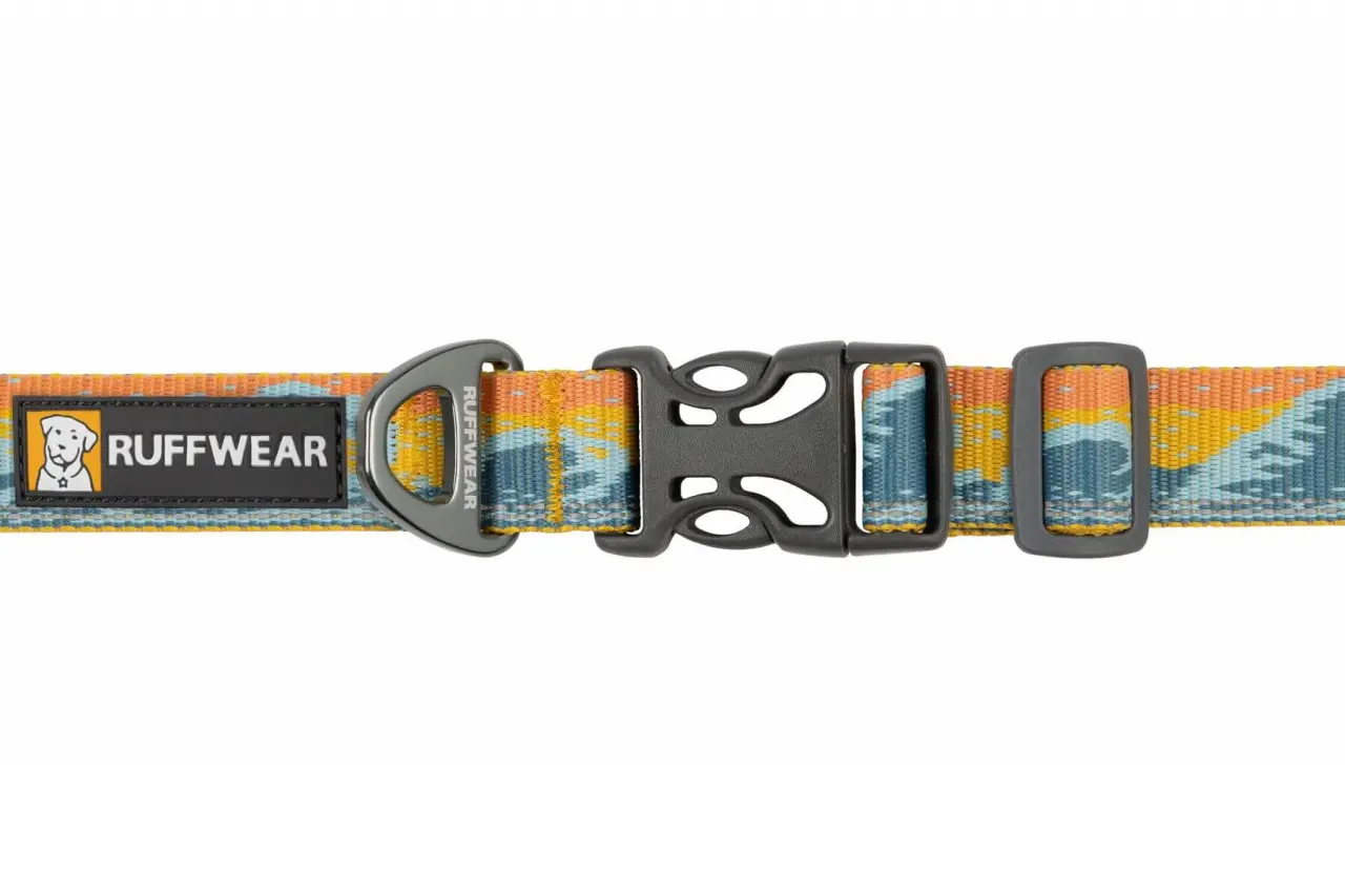 Zgarda caini Crag Ruffwear L, Rising Wave, reflectorizanta, 51-66 cm x 2 cm