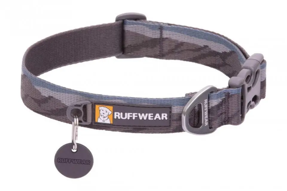 Zgarda caini Ruffwear Rocky Mountains, catarama usor de utilizat, 28-36 cm x 2 cm