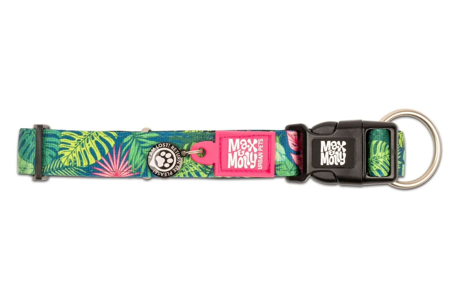 Zgarda caini Max & Molly, Tropical: sistem Smart ID, marimea S
