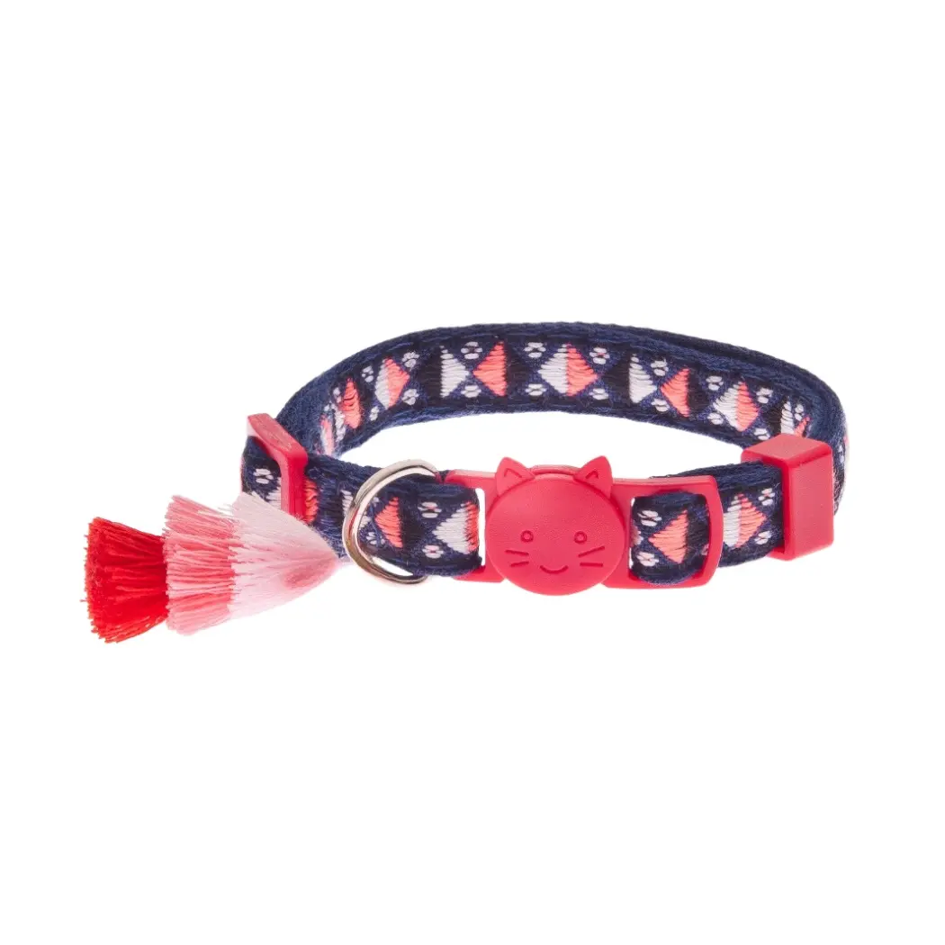 Zgarda pisici Bohemian - Rosu