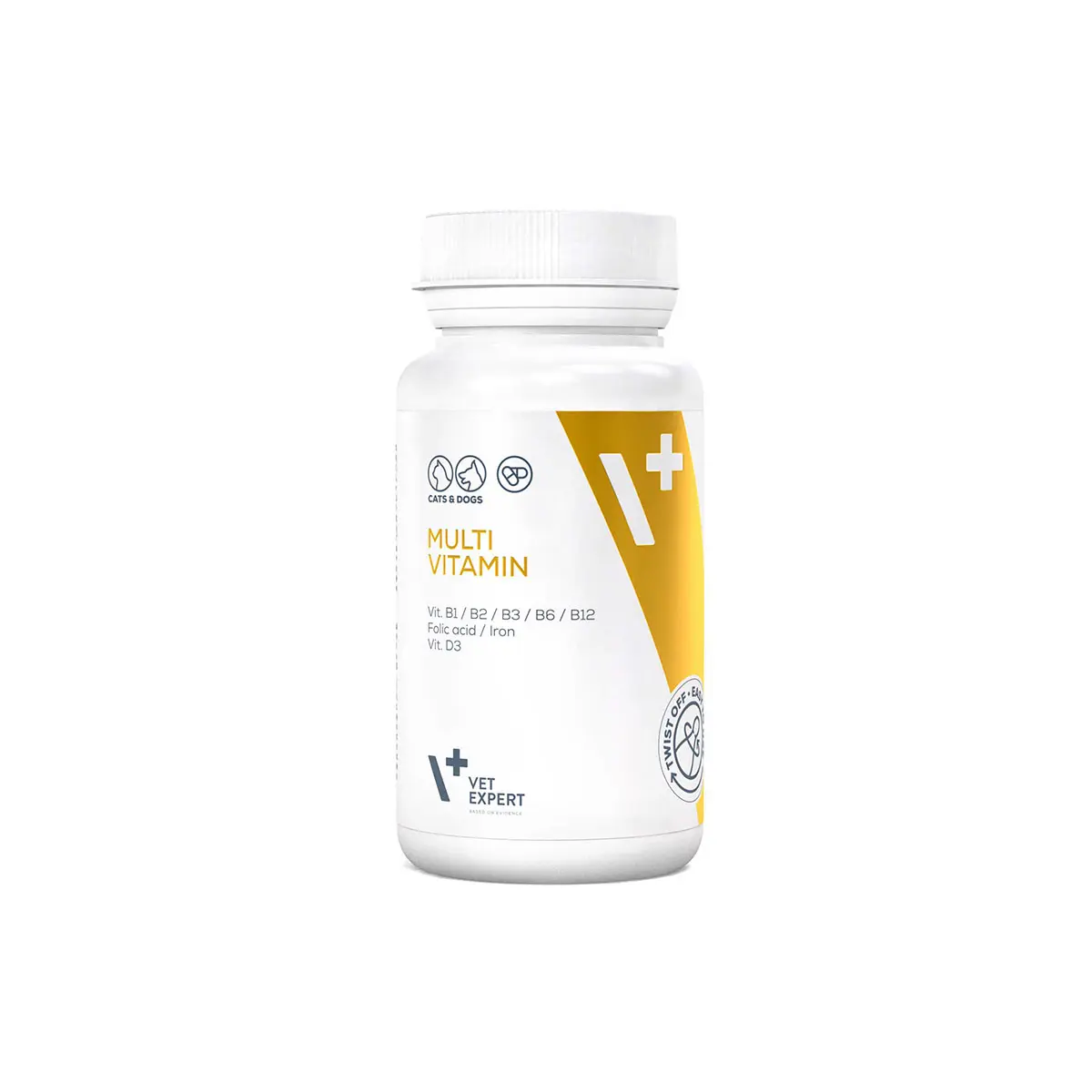 Supliment nutritiv pentru caini si pisici Vet Expert Multivitamin Twist-Off, 30 capsule