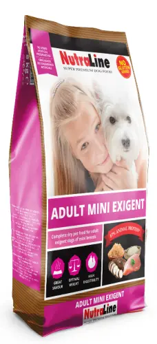 Nutraline Dog Adult Mini Exigent 8 kg K