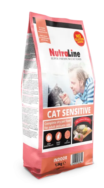 Nutraline Cat Sensitive  K - 1-5-kg,nutraline