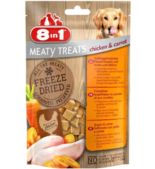 8 in1 Recompense Meaty Pui/ Morcov 50 G