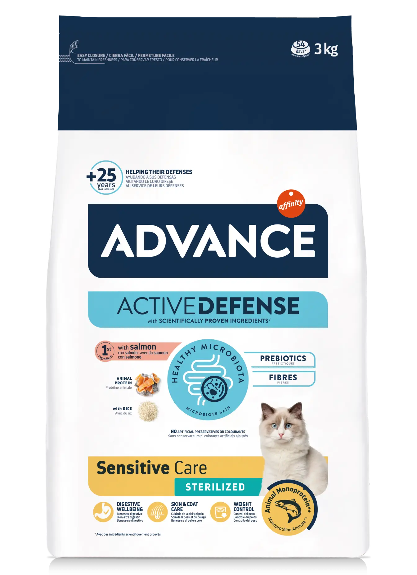 Advance Cat Adult Sterilized Somon 3 kg