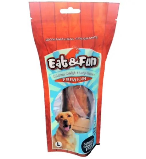 Eat&Fun Recompense Caini Chicken Delights Large Bones 140 g
