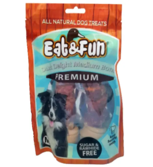 Eat&Fun Recompense Caini Duck Delights Medium Bones 160 g