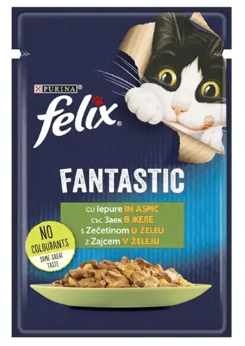 Felix Fantastic Plic Iepure in Aspic 85 g