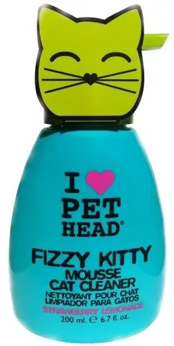 Spuma Curatare Pisica Pet Head Fizzy Kitty