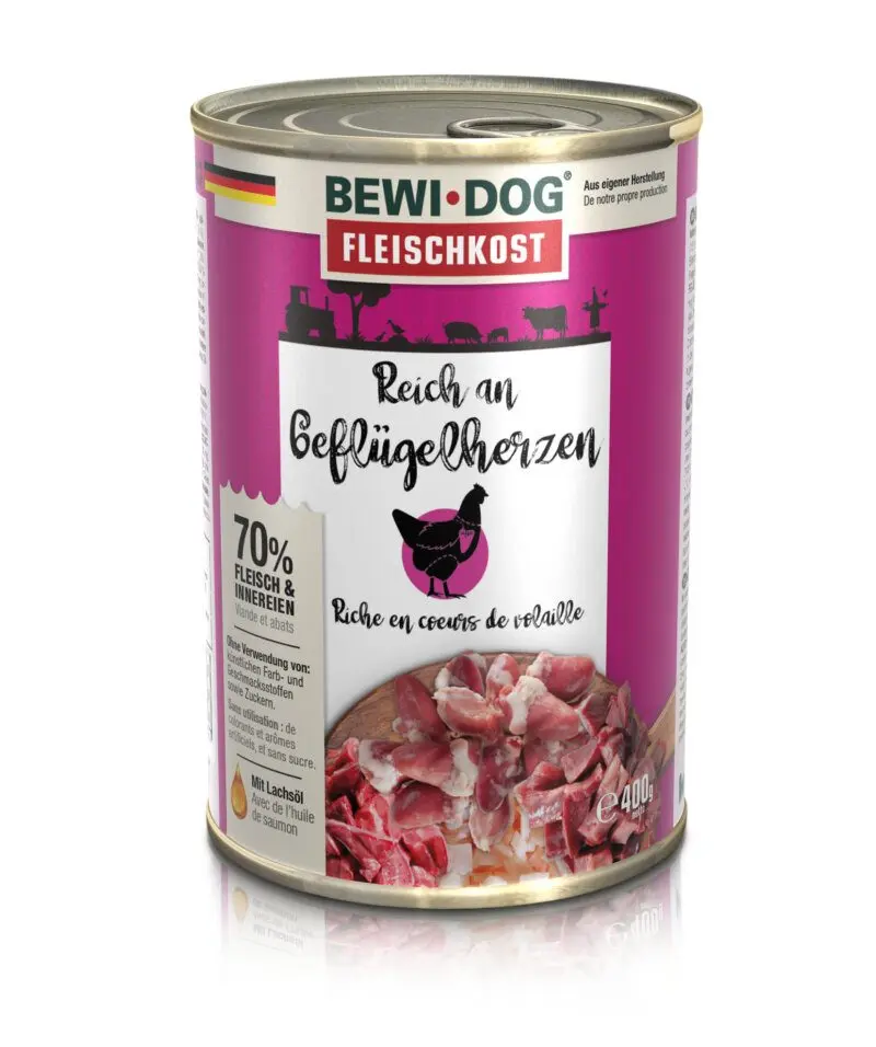 Bewi Dog Conserva Inima De Pasare - bewi,800-g