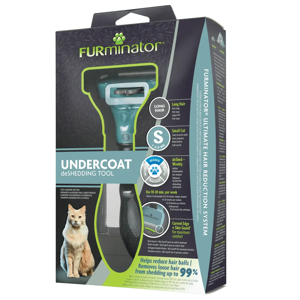 Furminator Perie Caine&Pisica Par Lung S 691660