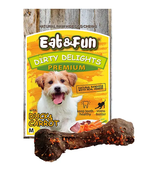 EAT&amp;FUN Dog Recompense Rata/Morcov M