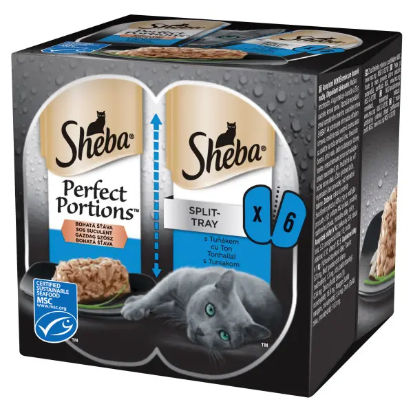 Sheba Pate Perfect Portion Ton 6X37,5 G