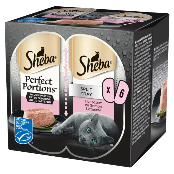 Sheba Pate Perfect Portion Somon 6X37.5 g