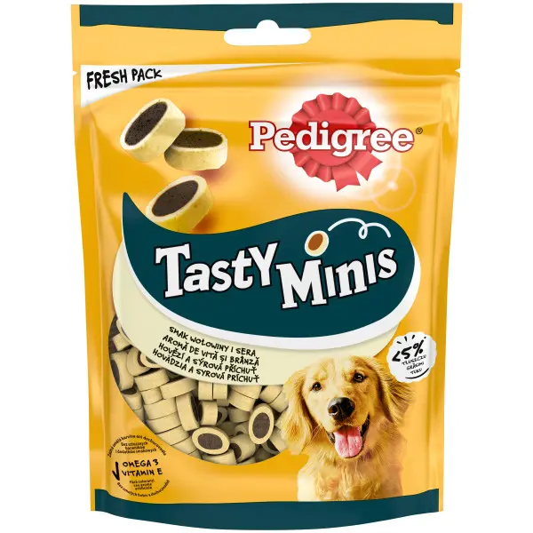Pedigree Tastybites Cheesy Pokets Vita/Branza 140 G