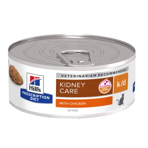 Hills Felin Dieta Conserva K/D Minced Pui 156 g