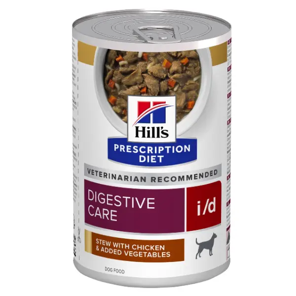 Hills Canin Dieta I/D Stress Pui/Legume  156 g