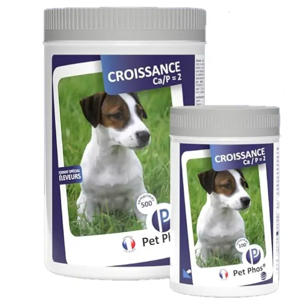 Pet Phos Vitamine Caine Croissance Ca/P=2 - ca-p-2-100-tbl