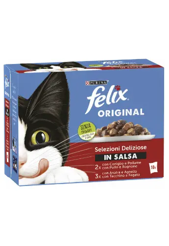 Felix Fantastic Original Plic Rata/Miel 10x85 g