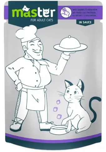 Master Pisica Plic Iepure 80 G