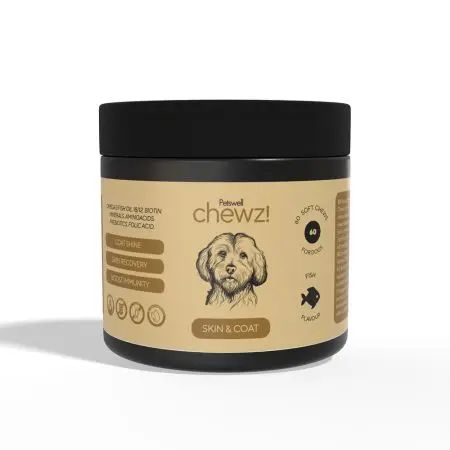 Petswell Chews Skin&Coat 60 Tablete