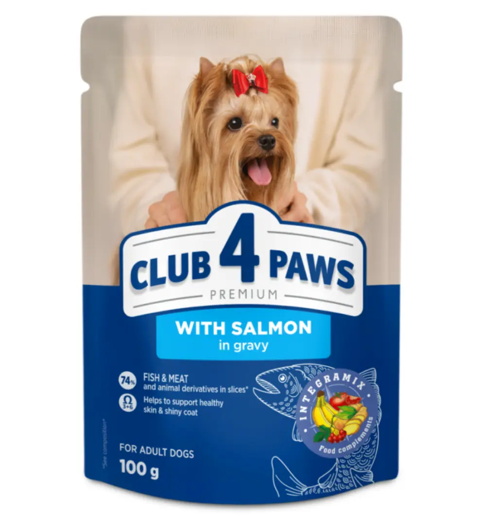 Club 4 Paws Caine Plic Somon 100 g