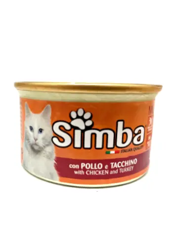 Simba Cat Mousse Pui/Curcan 85 g