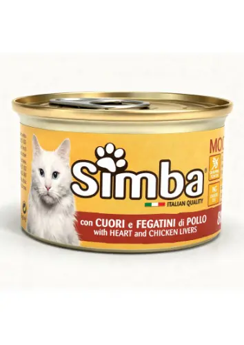 Simba Cat Mousse Inima/Pui/Ficat 85 g