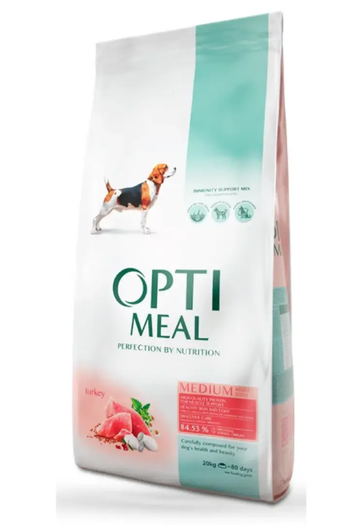 Optimeal Caine Adult Medium Breed Curcan 1.5 kg