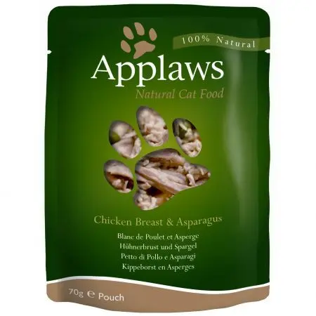 Applaws Cat Plic Piept Pui Cu Sparanghel 70 g