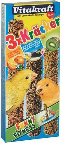 Vitakraft Baton Canar Trio Mix Kiwi/Banane/Ou 3 buc 90 g