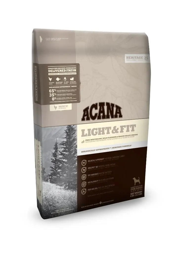 Acana Dog Hertitage Light &amp; Fit Pasare 2 kg
