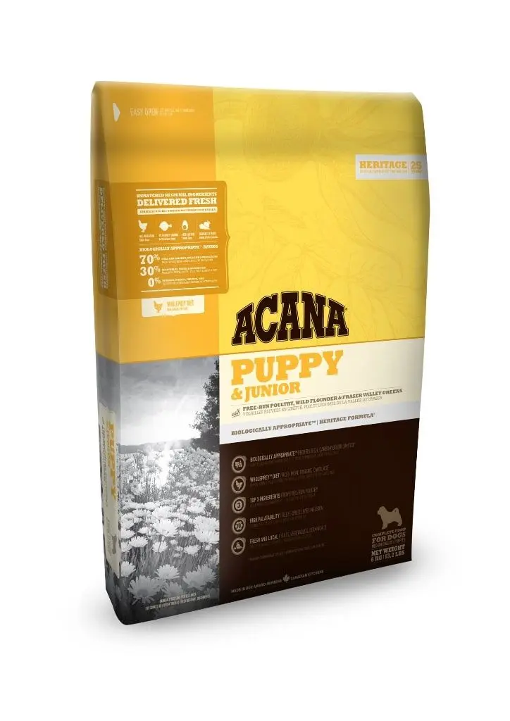 Acana Dog Heritage Junior Talie Medie Pasare 17 kg