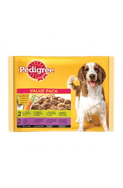 Pedigree Plic Adult Vita/Pasare 4x100 g