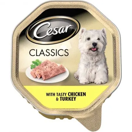 Cesar Cons Pui/Curcan 150 g