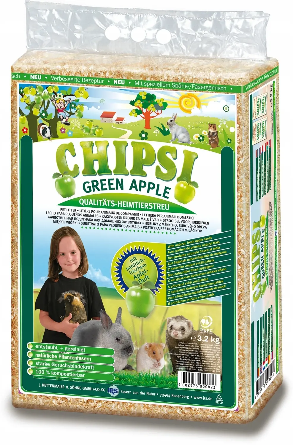 CHIPSI GREEN APPLE 60 L