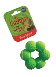Paiatze Dog Inel Verde 6 Mingi Latex 0035/ 2428