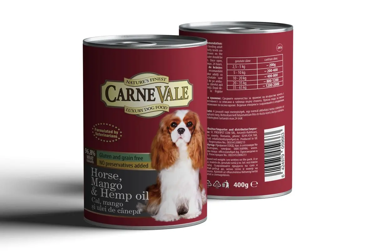 Carnevale Dog Cons Cal/Mango/Ulei Canepa 400 g
