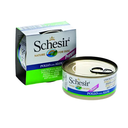 Schesir Cons Caine Junior Pui/Aloe 150 g
