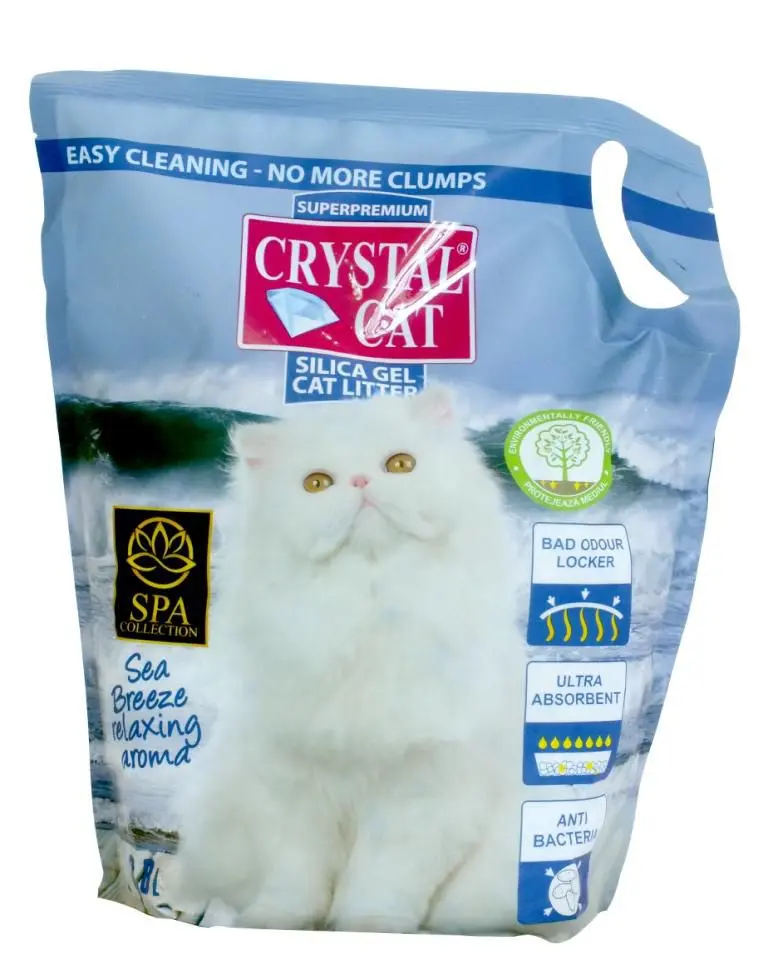Crystal Cat Nisip Silicatic Sea Breeze 3.8 l