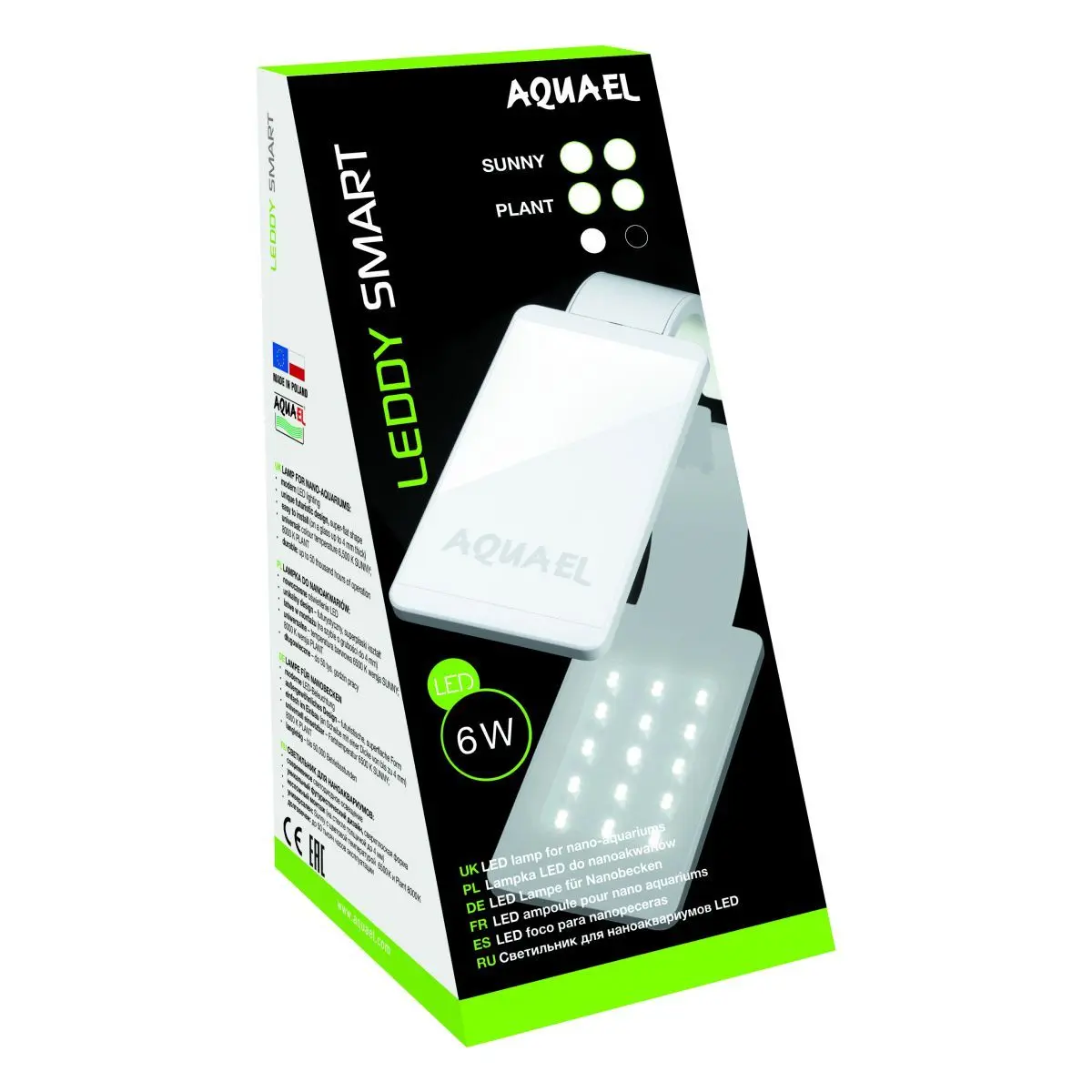 Aquael Lampa Smart Sunny Plus 6 W Alba 114911