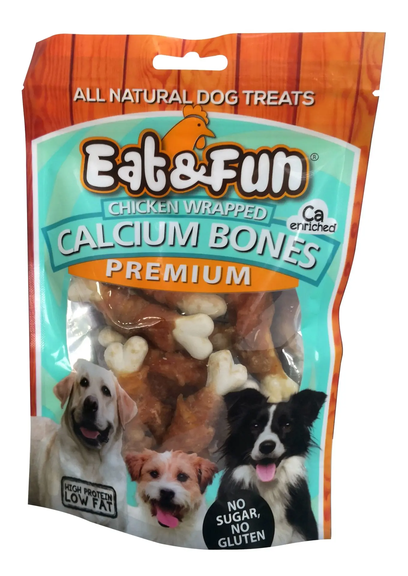Eat&amp;Fun Recompense Caini Chicken Calcium Bones 100 G