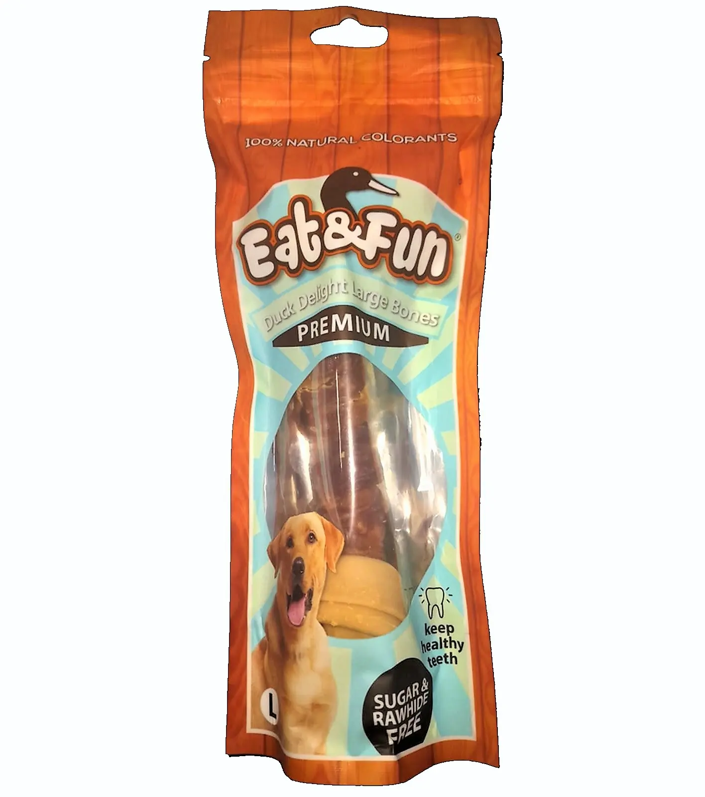 Eat&amp;Fun Recompense Caini Duck Delights Large Bones 140 g