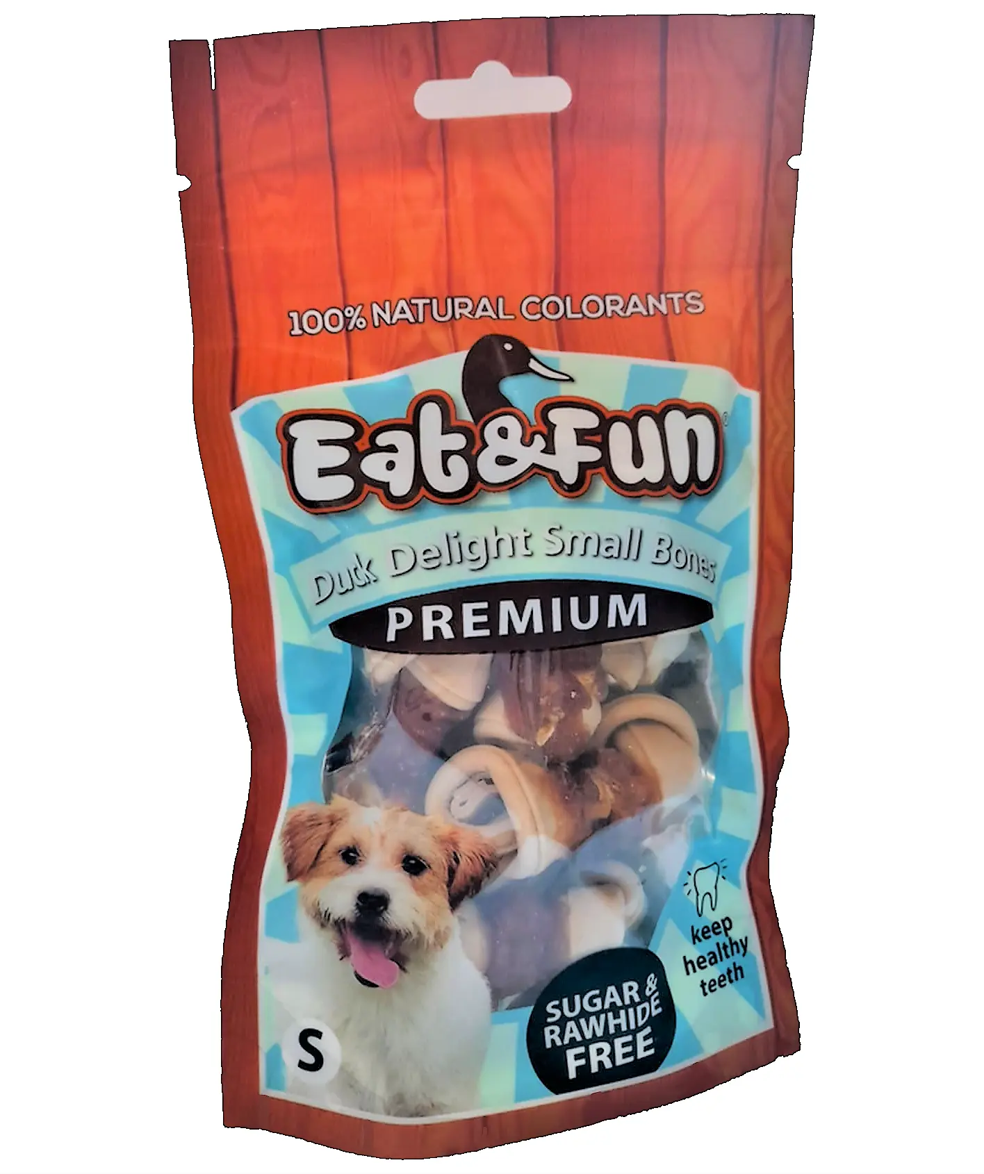 Eat&amp;Fun Recompense Caini Duck Delights Small Bones 105 g