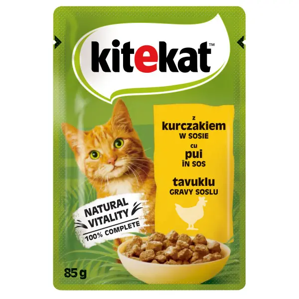 Kitekat Plic Adult Pui 85 g