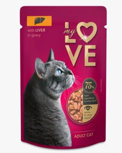 My Love Pisica Plic Ficat 85 g